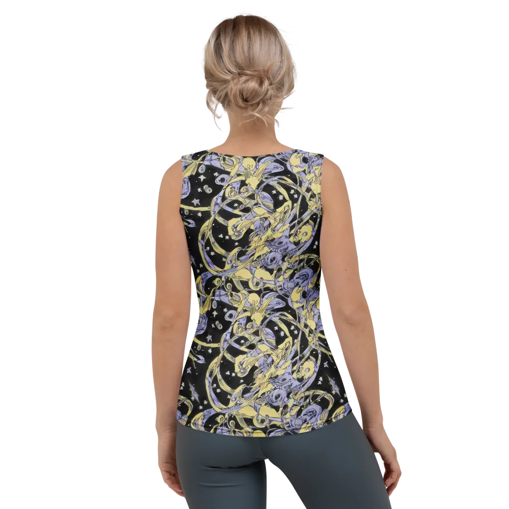 Lunar Mechanica on Women's Tank Top — Back