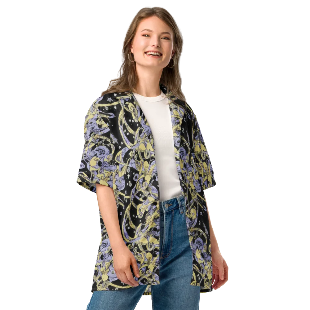 Lunar Mechanica on Button Shirt — Front