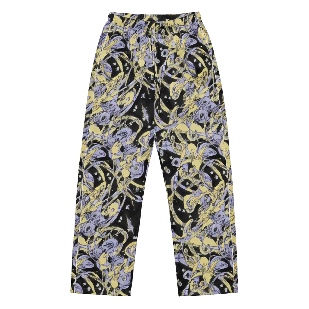 Lunar Mechanica on Women's Pajama Pants — Front