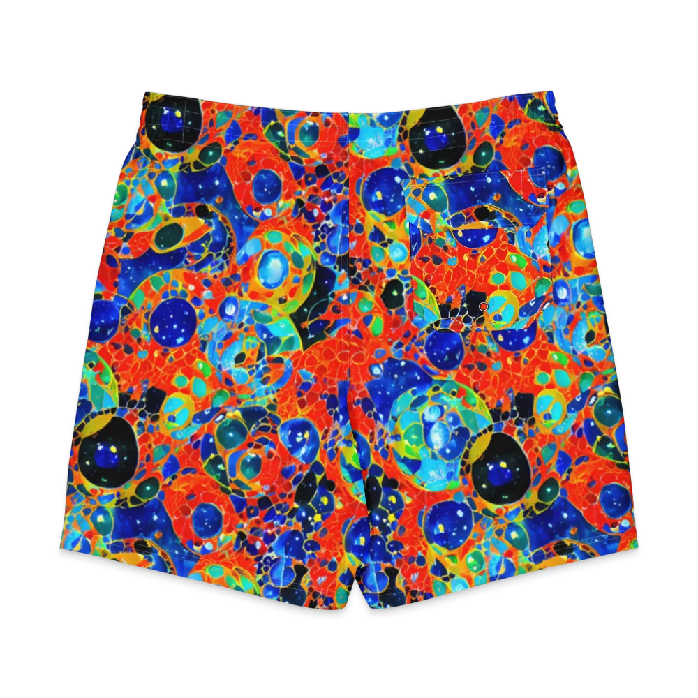 Galactic Glaze on Men's Board Shorts — Back