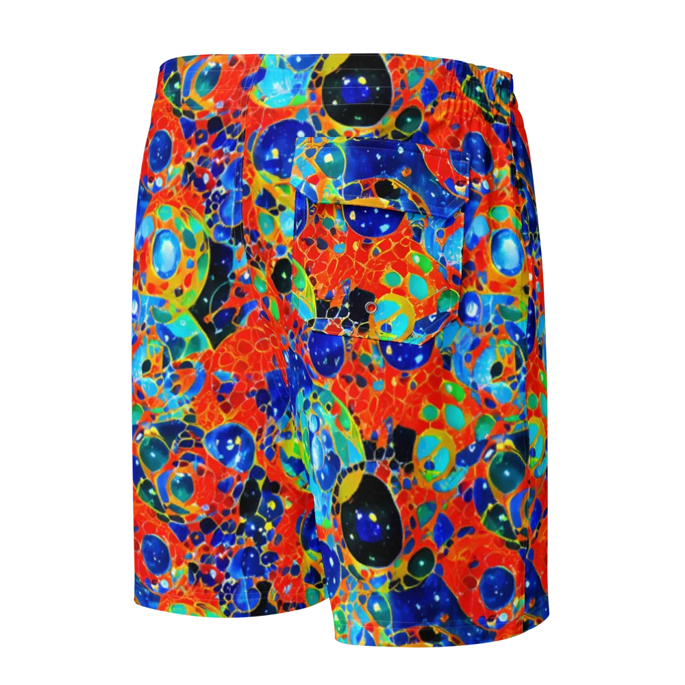 Galactic Glaze on Men's Board Shorts — Back