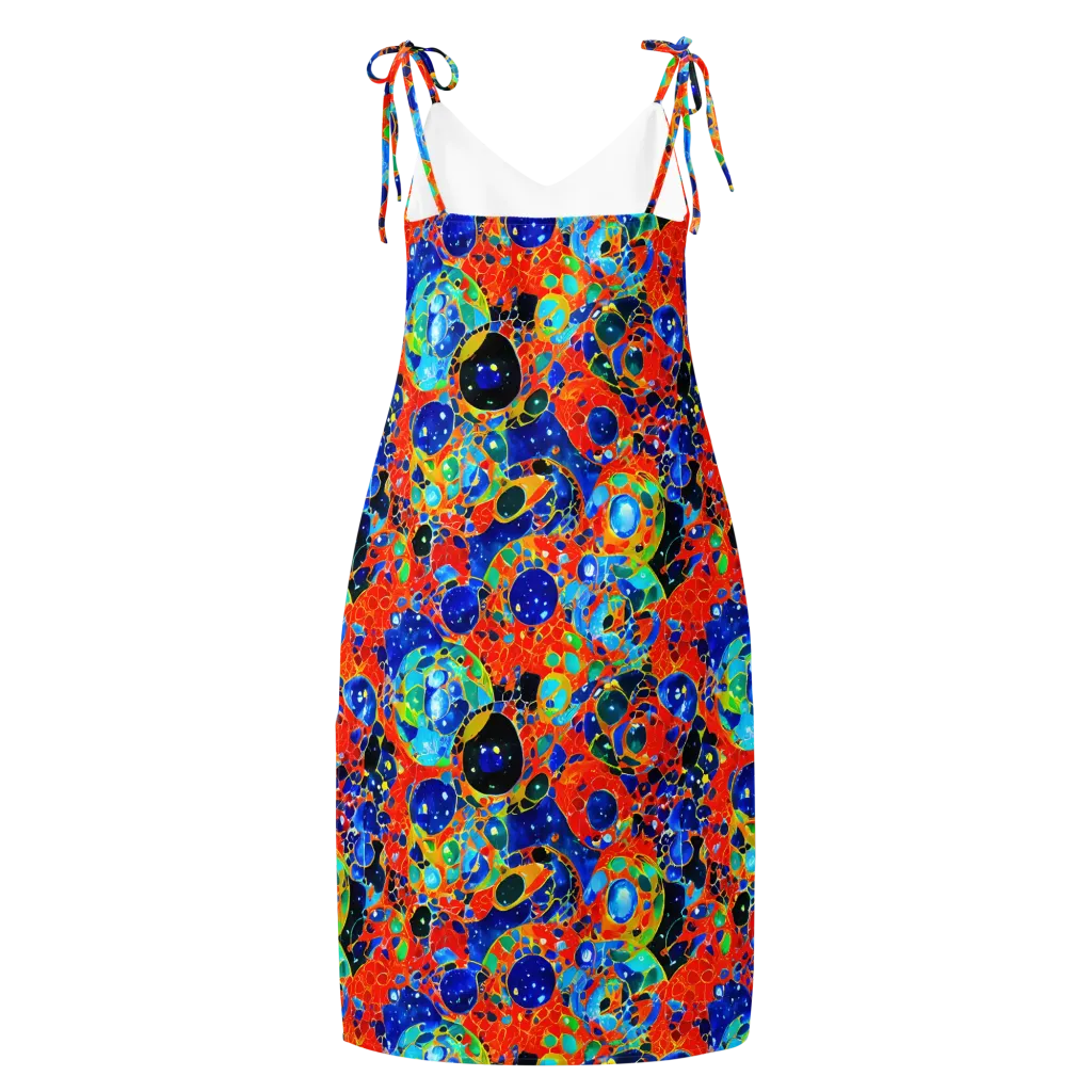 Galactic Glaze on Slip Dress — Back