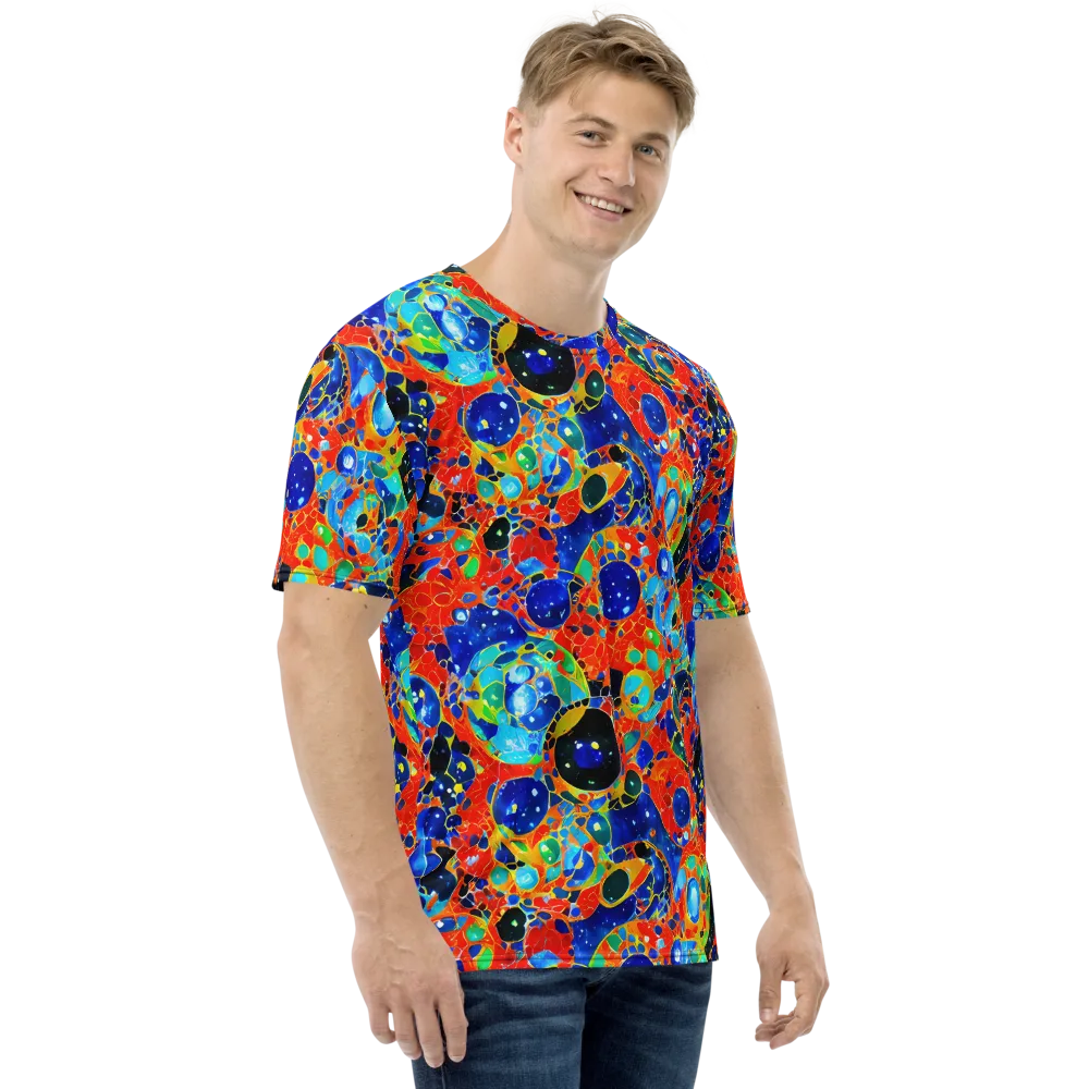 Galactic Glaze on Men's Crew Neck T-Shirt — Right