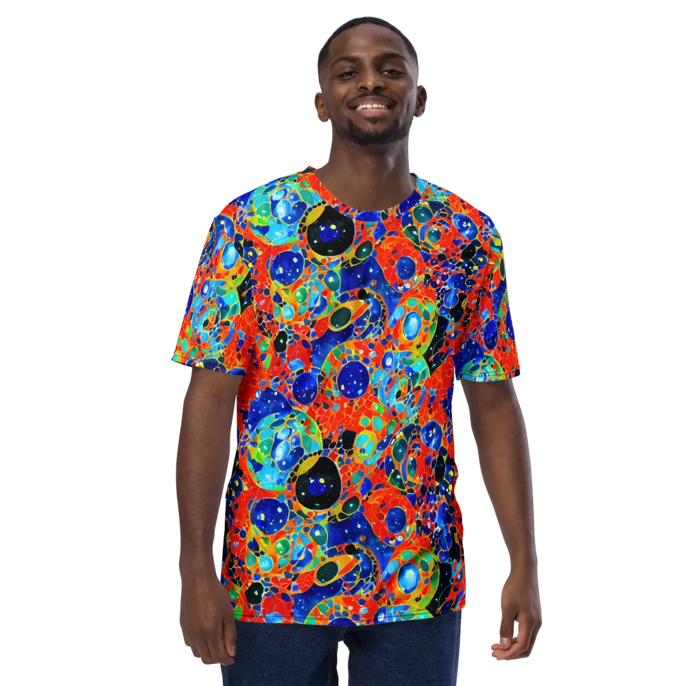 Galactic Glaze on Men's Crew Neck T-Shirt — Front