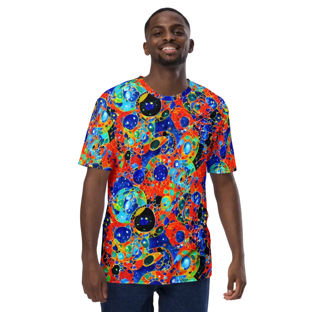Galactic Glaze on Men's Crew Neck T-Shirt — Front