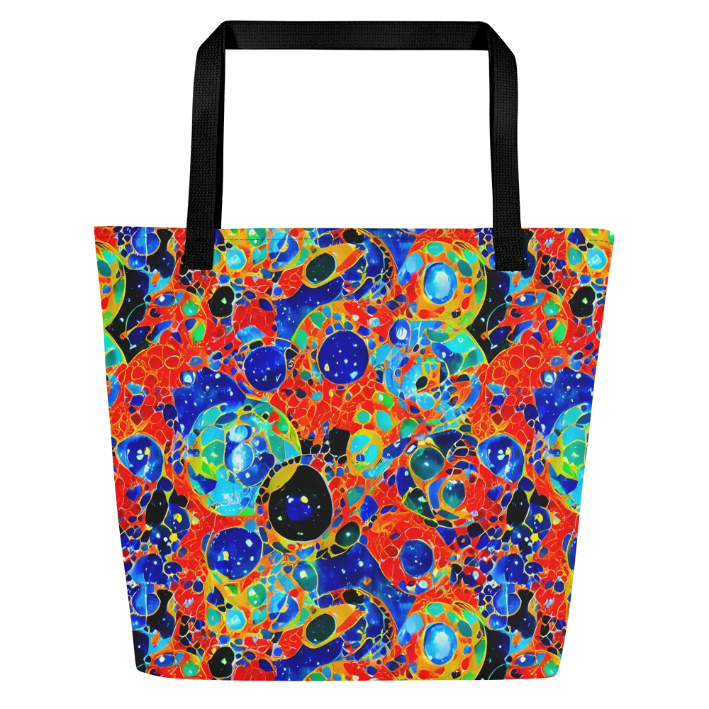 Galactic Glaze on Large Tote Bag W/ Pocket — Front