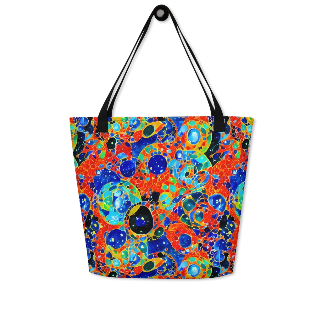 Galactic Glaze on Large Tote Bag W/ Pocket — Front