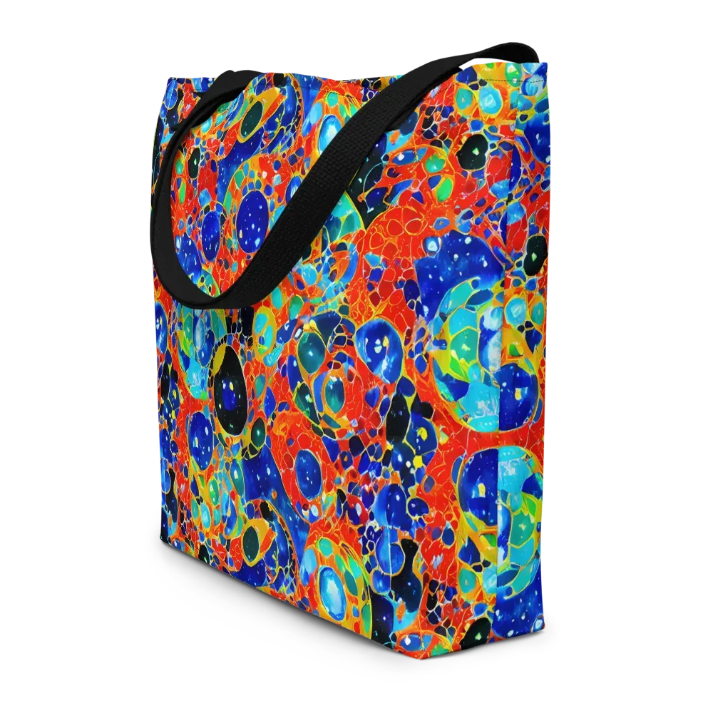 Galactic Glaze on Large Tote Bag W/ Pocket — Front