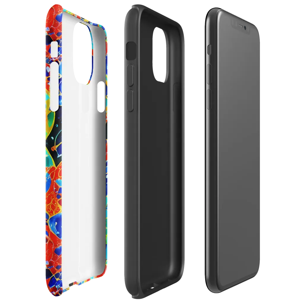 Galactic Glaze on Tough Case for iPhone® — Right