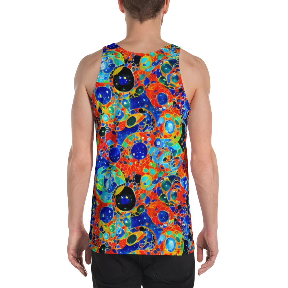 Galactic Glaze on Men's Tank Top — Back