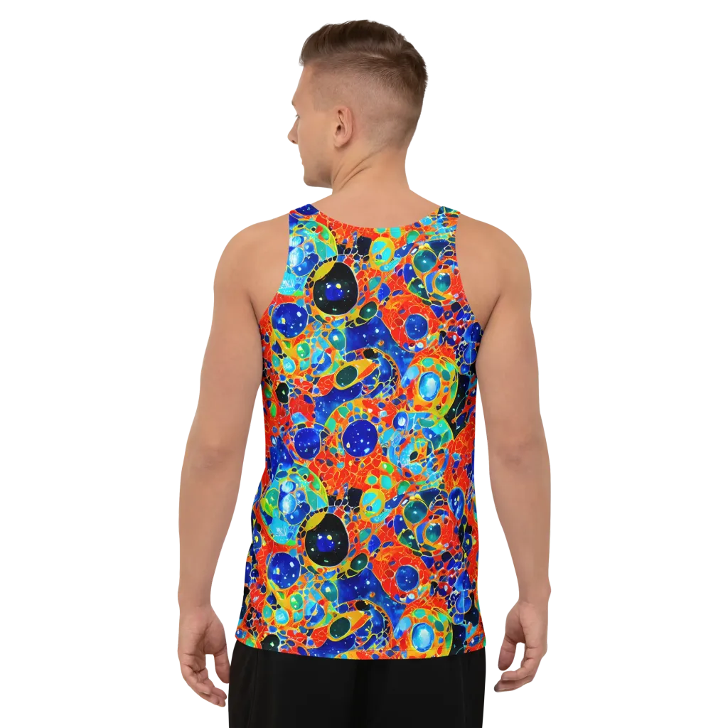 Galactic Glaze on Men's Tank Top — Back