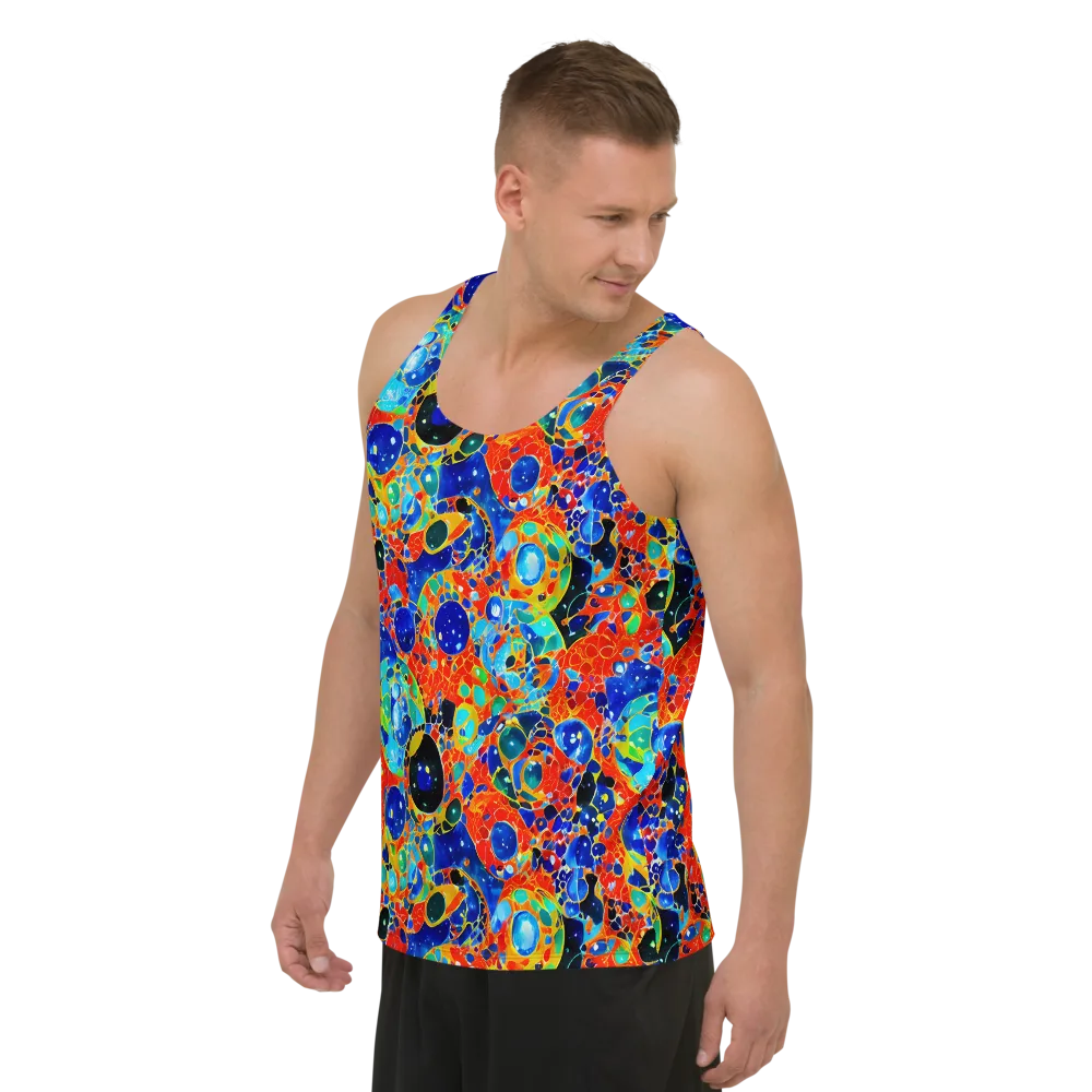Galactic Glaze on Men's Tank Top — Left Front