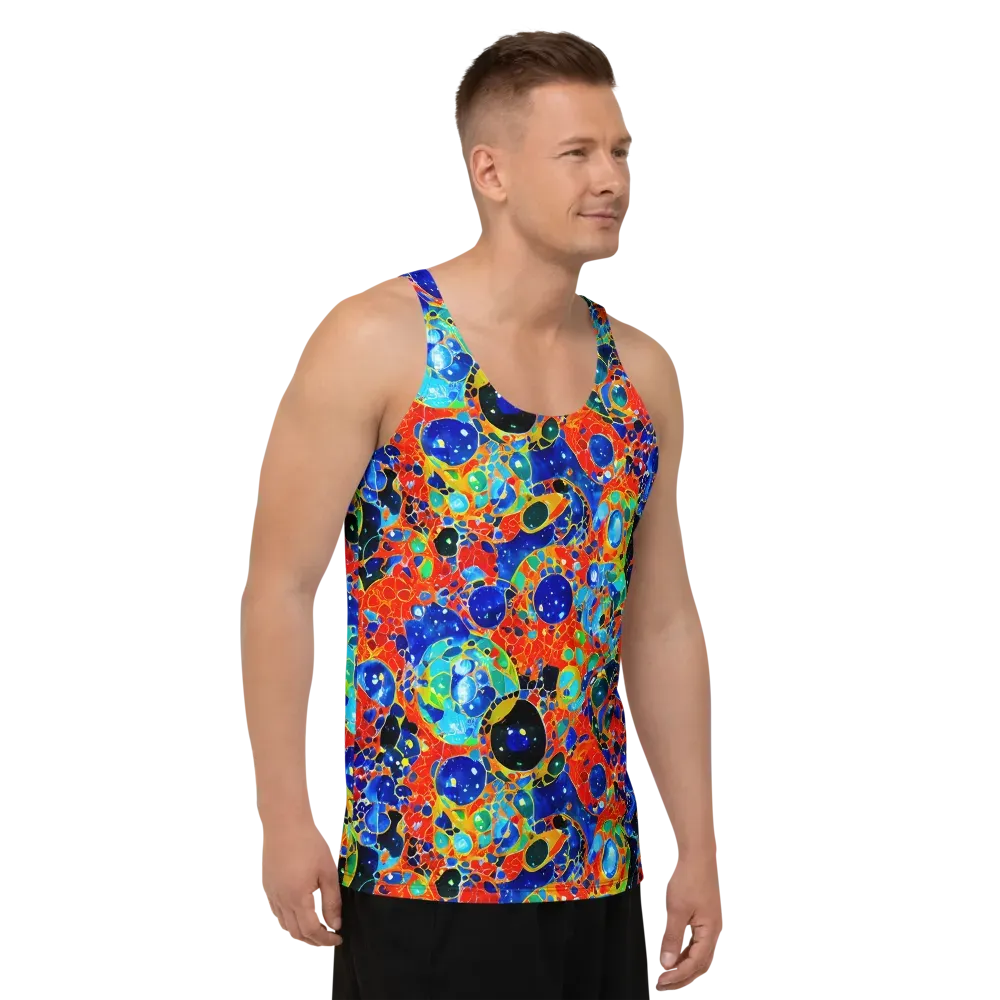 Galactic Glaze on Men's Tank Top — Right Front