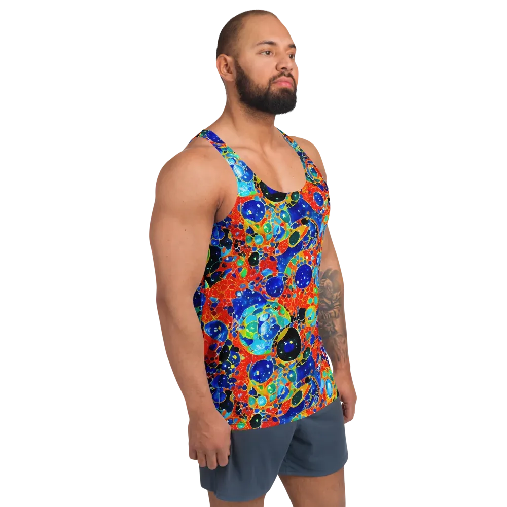 Galactic Glaze on Men's Tank Top — Right Front