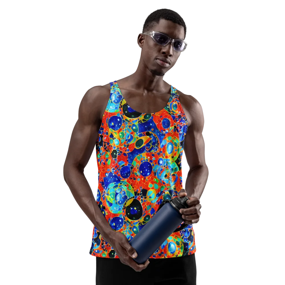 Galactic Glaze on Men's Tank Top — Front