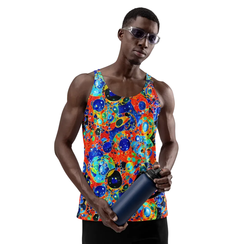 Galactic Glaze on Men's Tank Top — Front