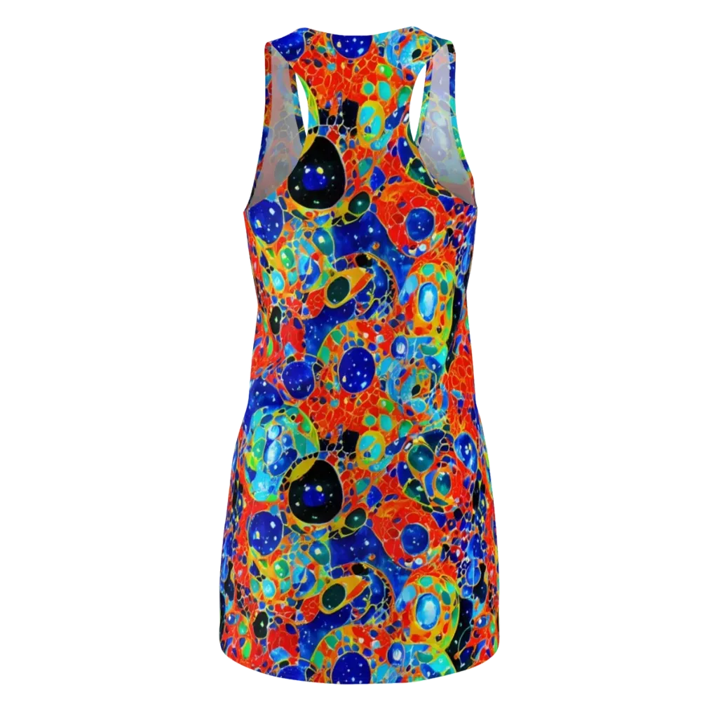 Galactic Glaze on Racerback Dress — Back