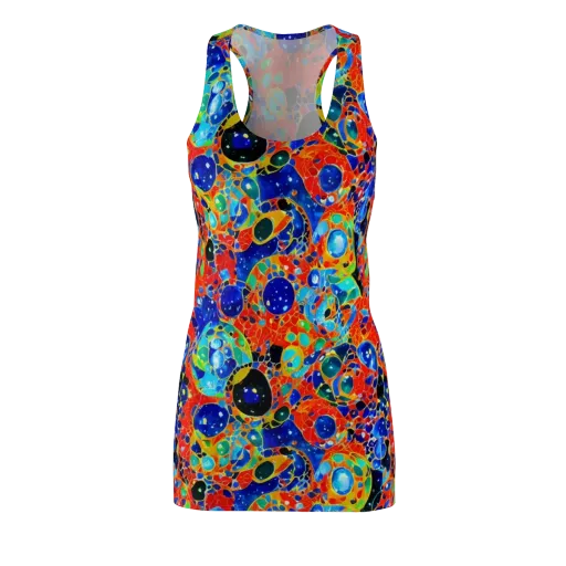 Galactic Glaze on a Racerback Dress