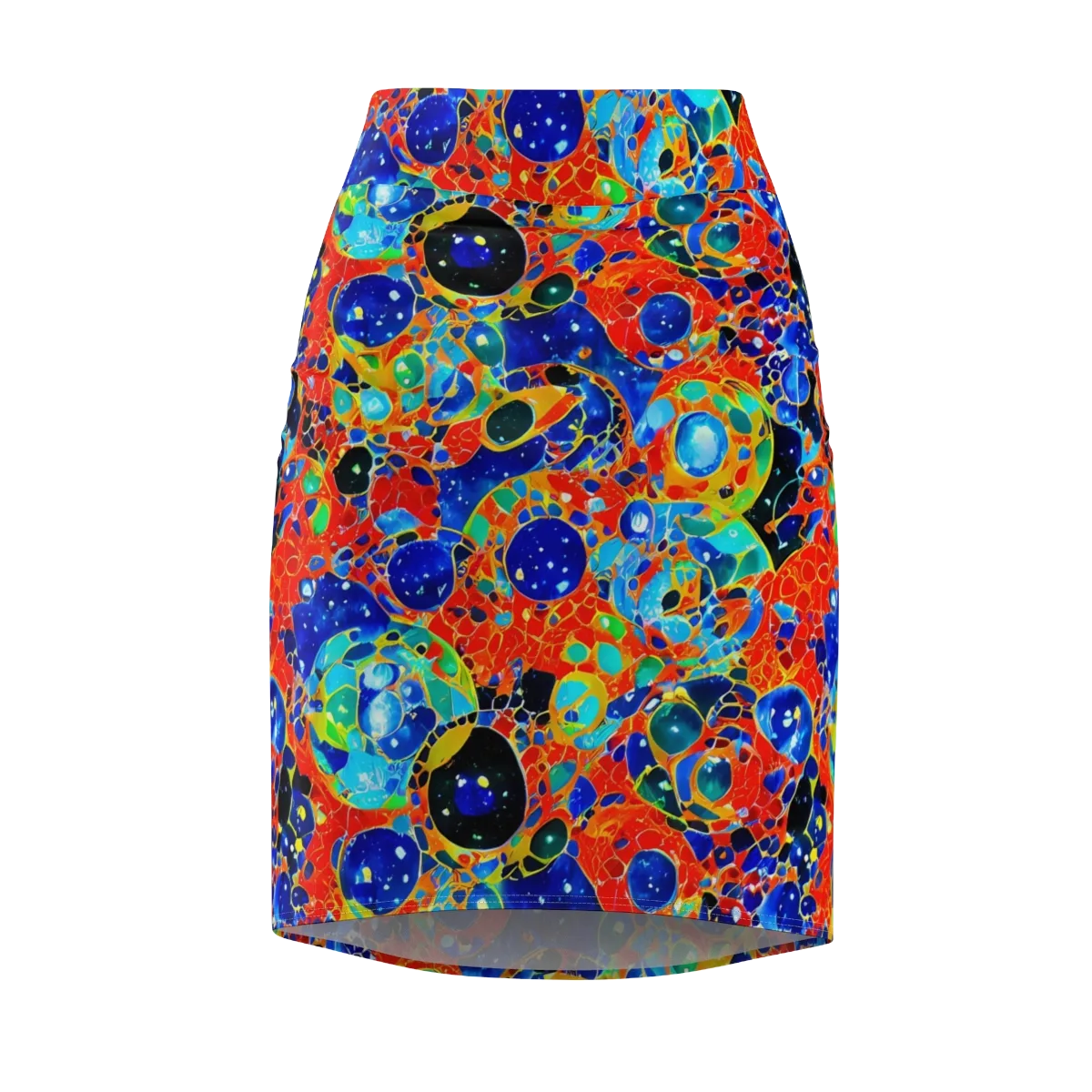 Galactic Glaze on Pencil Skirt — Front