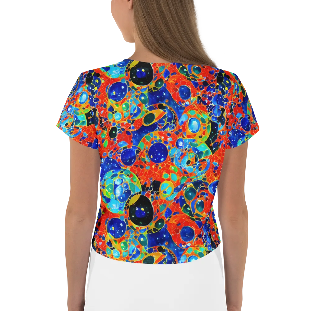 Galactic Glaze on Crop Tee — Back