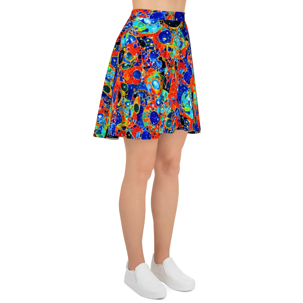 Galactic Glaze on Skater Skirt — Right
