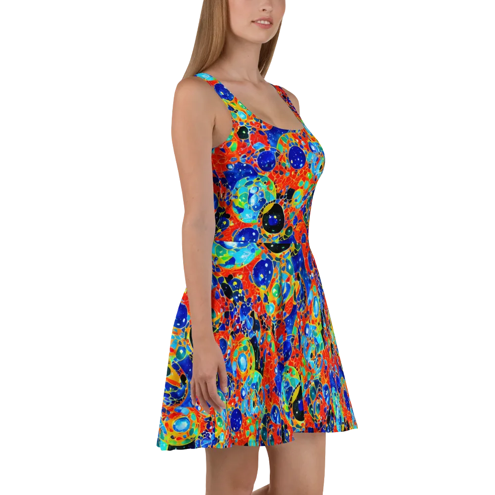 Galactic Glaze on Skater Dress — Right