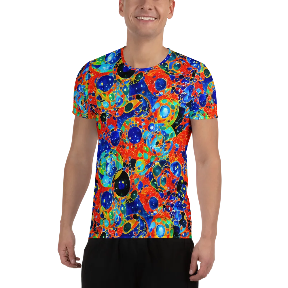 Galactic Glaze on Men's Athletic T-Shirt — Front
