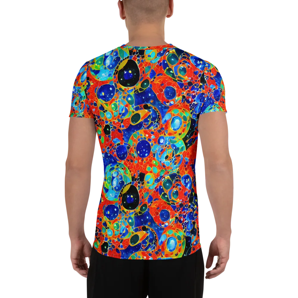 Galactic Glaze on Men's Athletic T-Shirt — Back