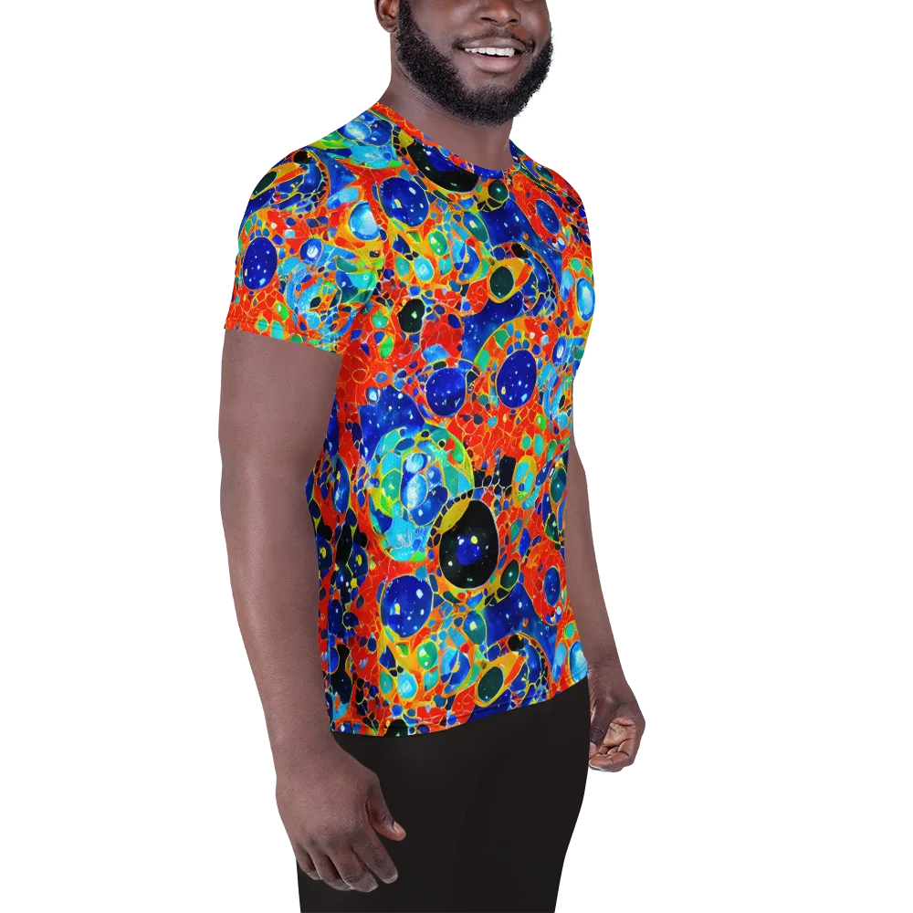 Galactic Glaze on Men's Athletic T-Shirt — Right