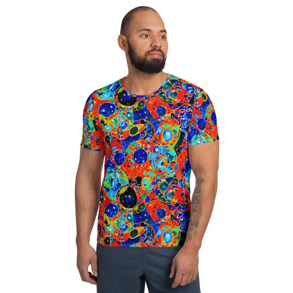 Galactic Glaze on Men's Athletic T-Shirt — Front