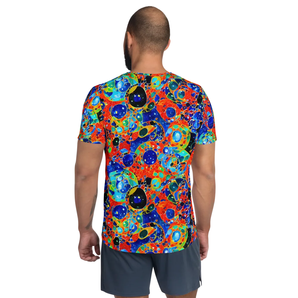 Galactic Glaze on Men's Athletic T-Shirt — Back