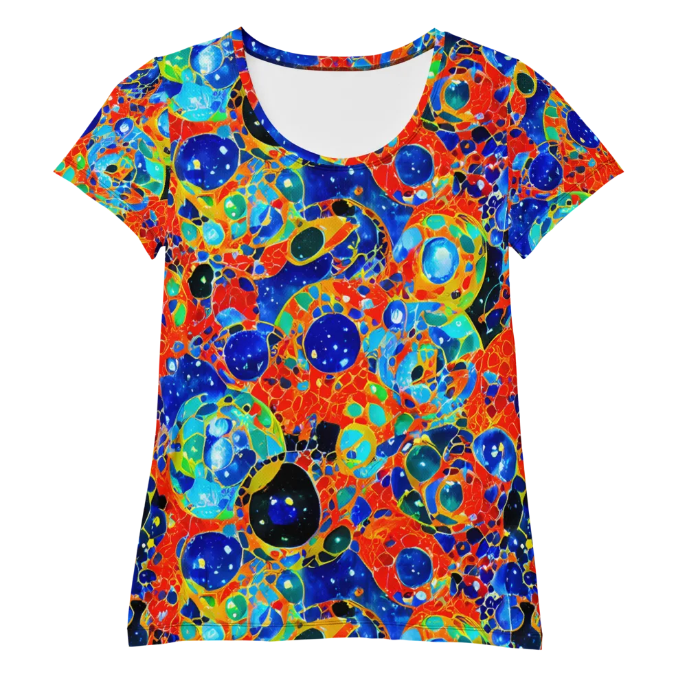 Galactic Glaze on Women's Athletic T-Shirt — Front