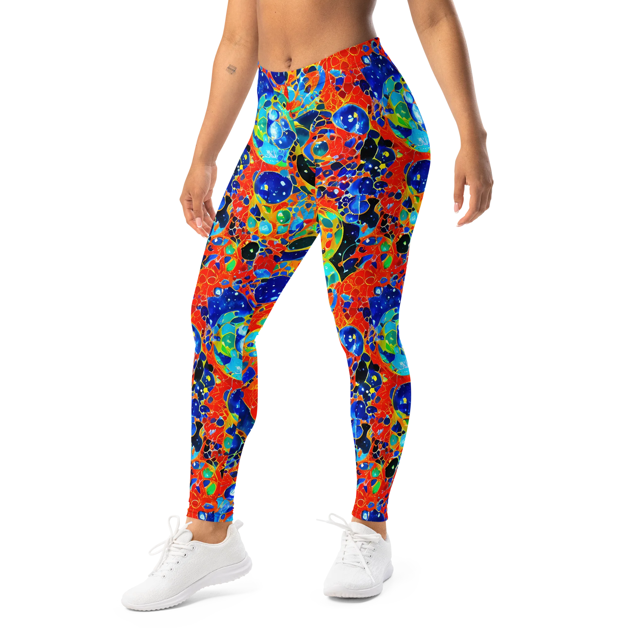 Galactic Glaze on Leggings — Left Front