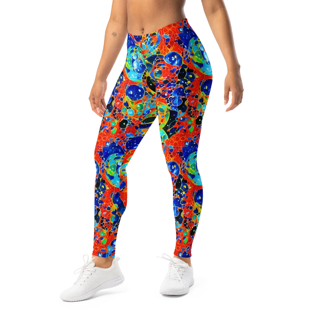 Galactic Glaze on Leggings — Left Front