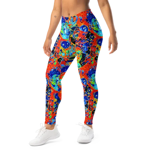 Galactic Glaze on a Leggings