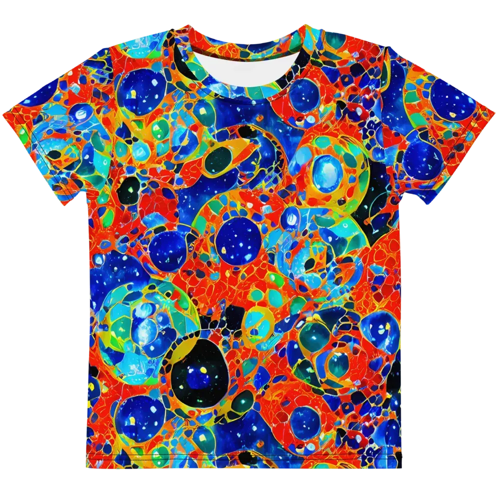 Galactic Glaze on Kids Crew Neck T-Shirt — Front
