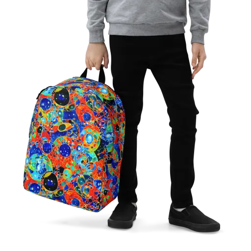 Galactic Glaze on a Minimalist Backpack