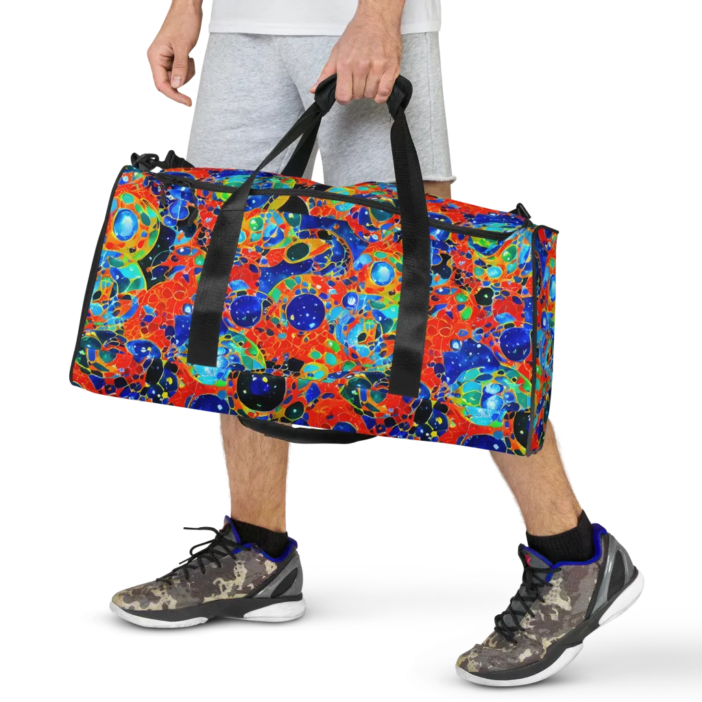 Galactic Glaze on Duffle Bag — Front