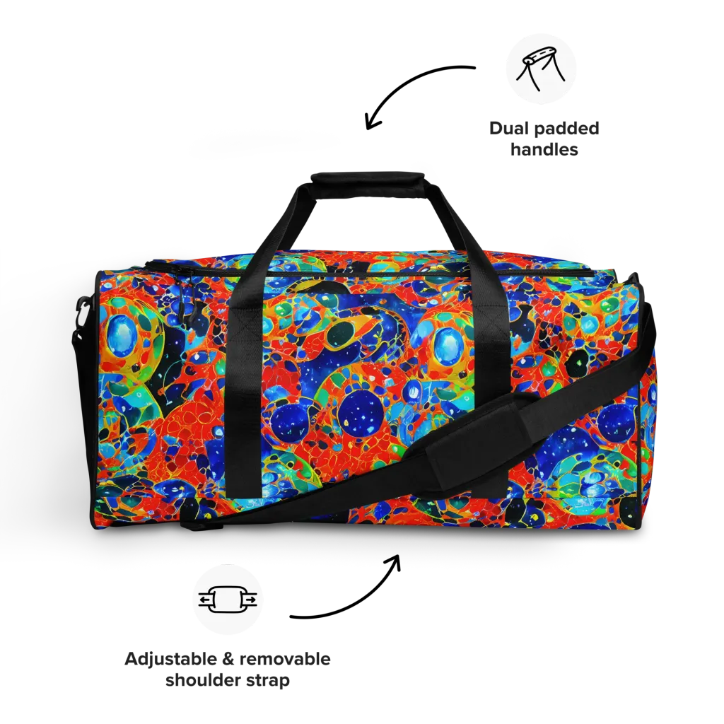 Galactic Glaze on Duffle Bag — Front