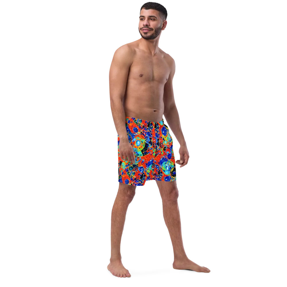 Galactic Glaze on Swim Trunks — Right Front