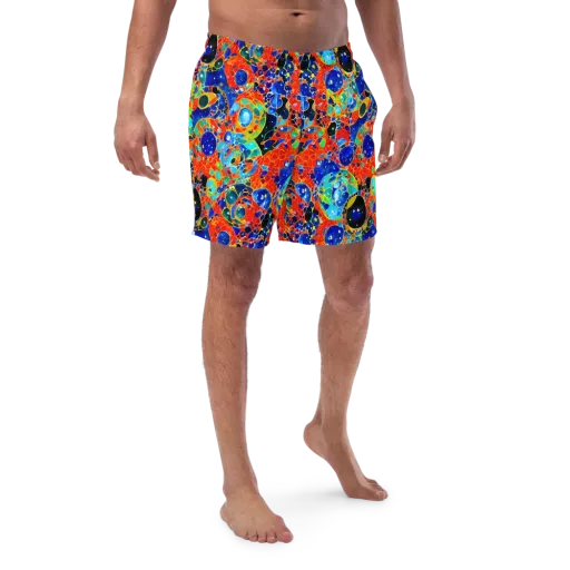 Galactic Glaze on a Swim Trunks