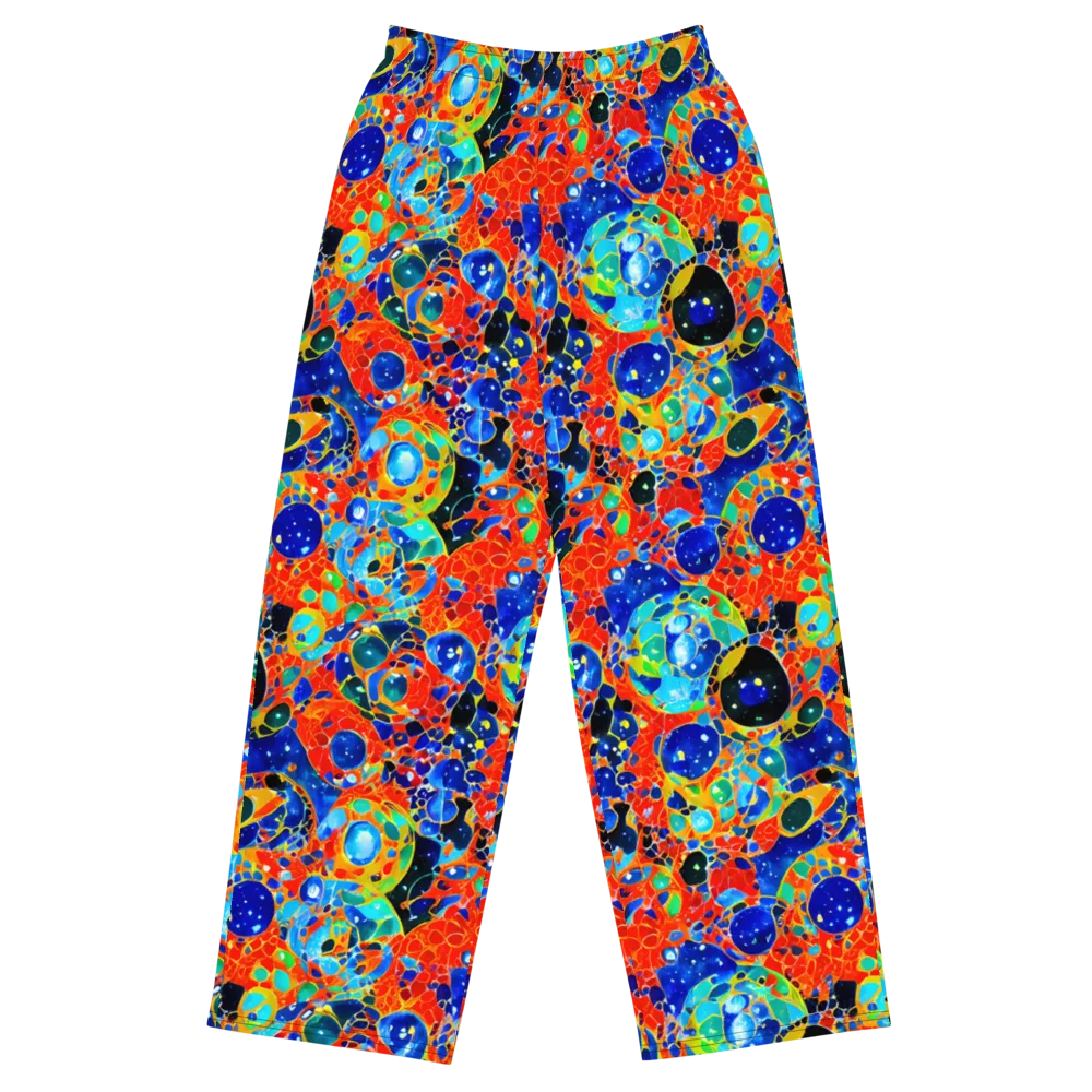Galactic Glaze on Wide-Leg Pants — Front