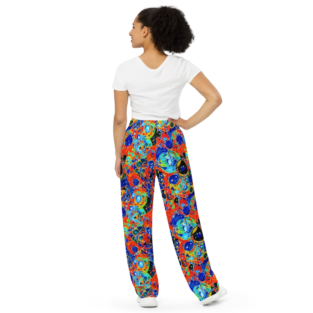 Galactic Glaze on Wide-Leg Pants — Back