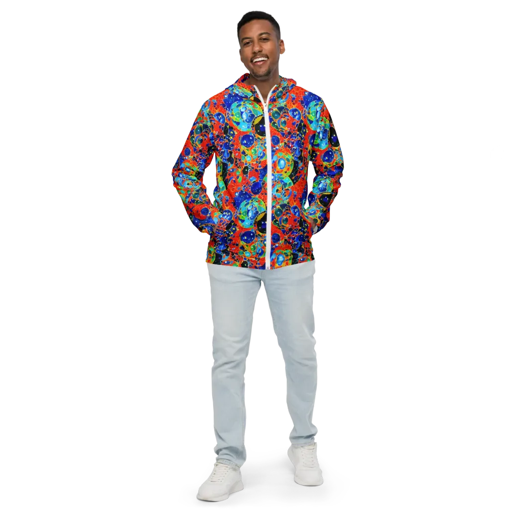 Galactic Glaze on Men's Windbreaker — Front