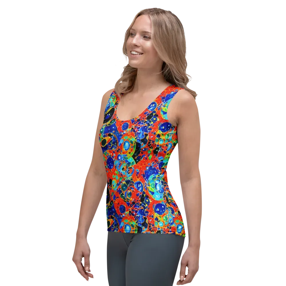Galactic Glaze on Women's Tank Top — Left Front