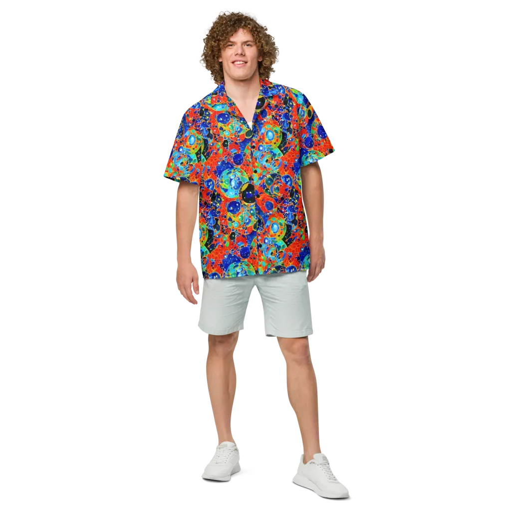 Galactic Glaze on Button Shirt — Front