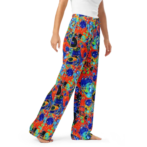Galactic Glaze on a Women's Pajama Pants