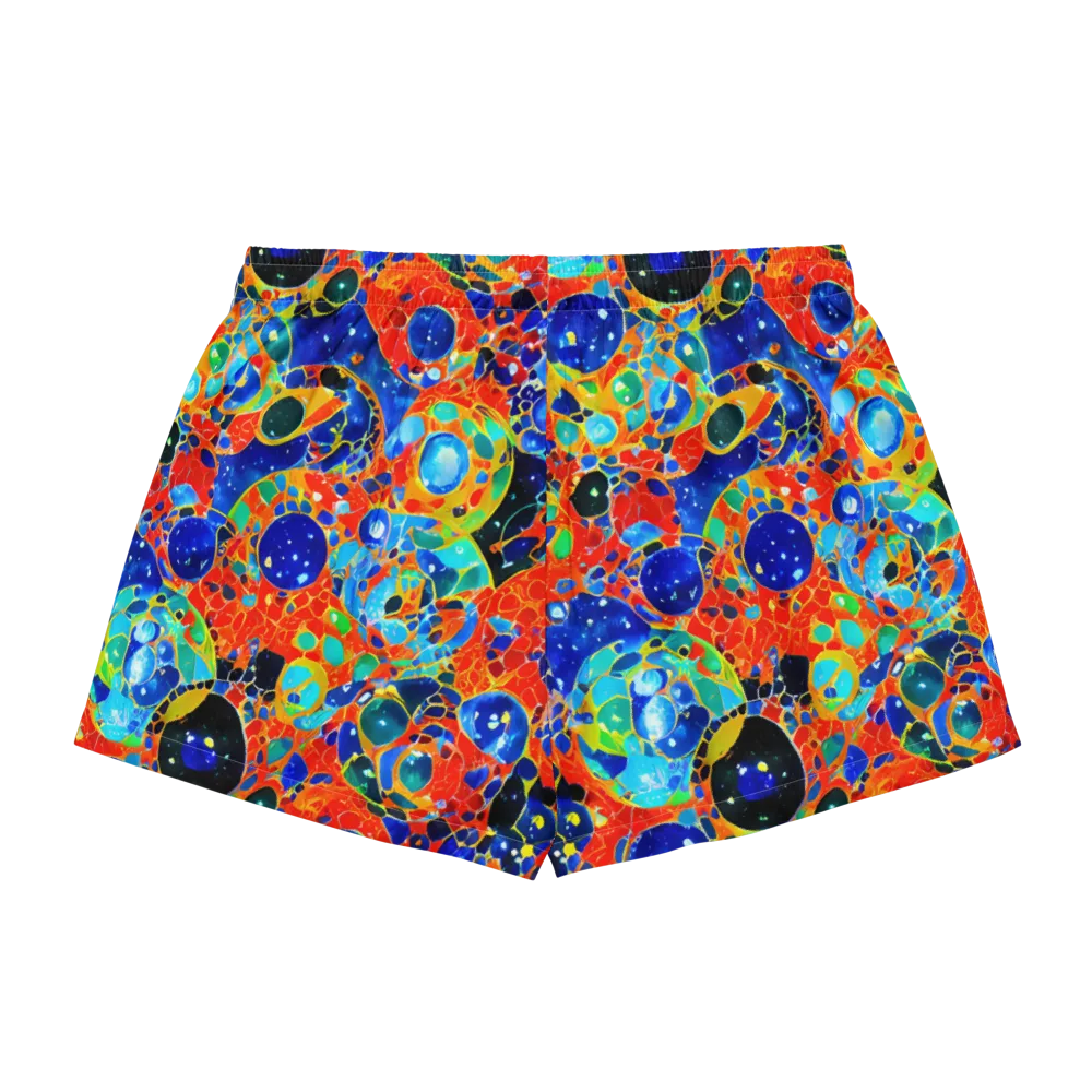 Galactic Glaze on Women's Pajama Shorts — Back
