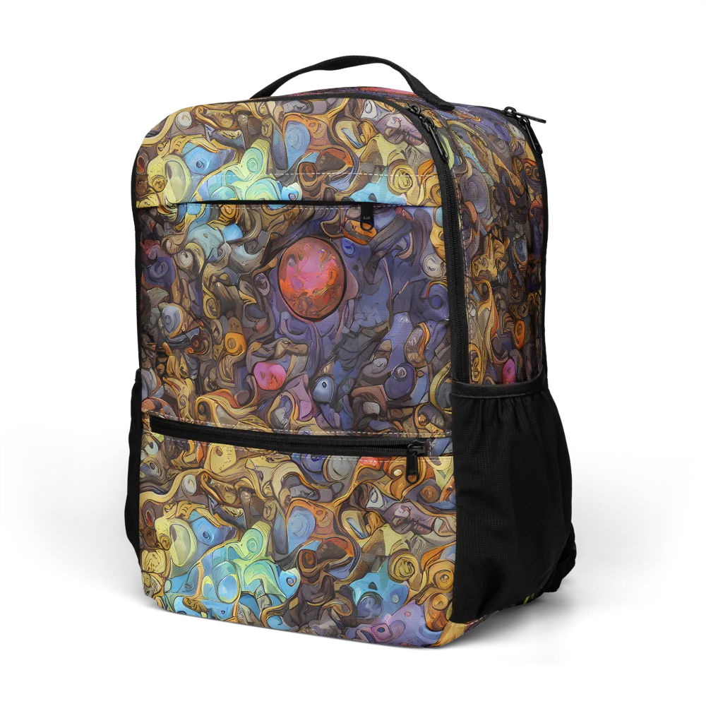 Electric Curio on Utility Backpack — Left Front