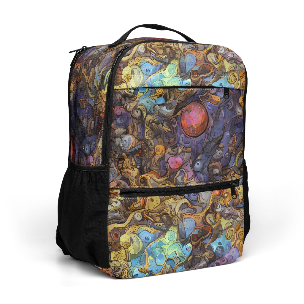 Electric Curio on Utility Backpack — Right Front